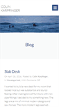 Mobile Screenshot of colinkarpfinger.com